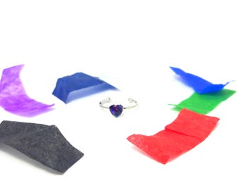 Arirang Heart Adjustable Ring|Memory piece|Concert Confetti|Stainless steel