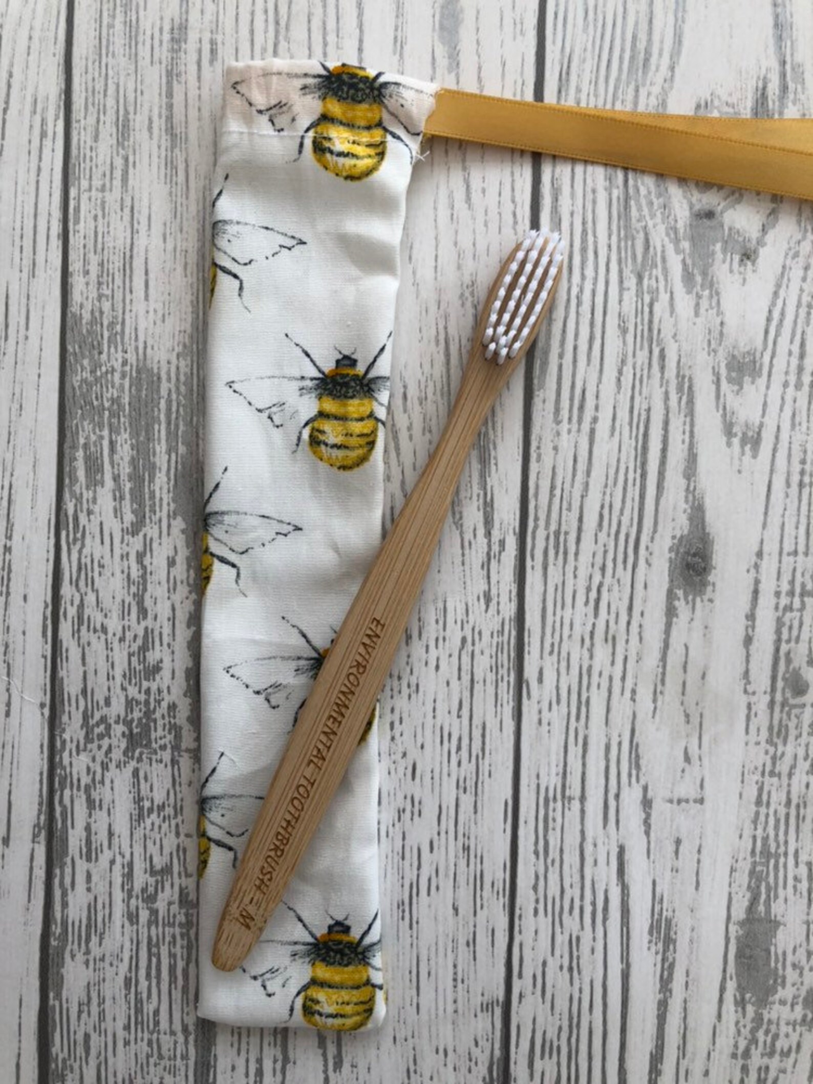 Toothbrush Pouch Bamboo Toothbrush Toothbrush Bag Zero Etsy