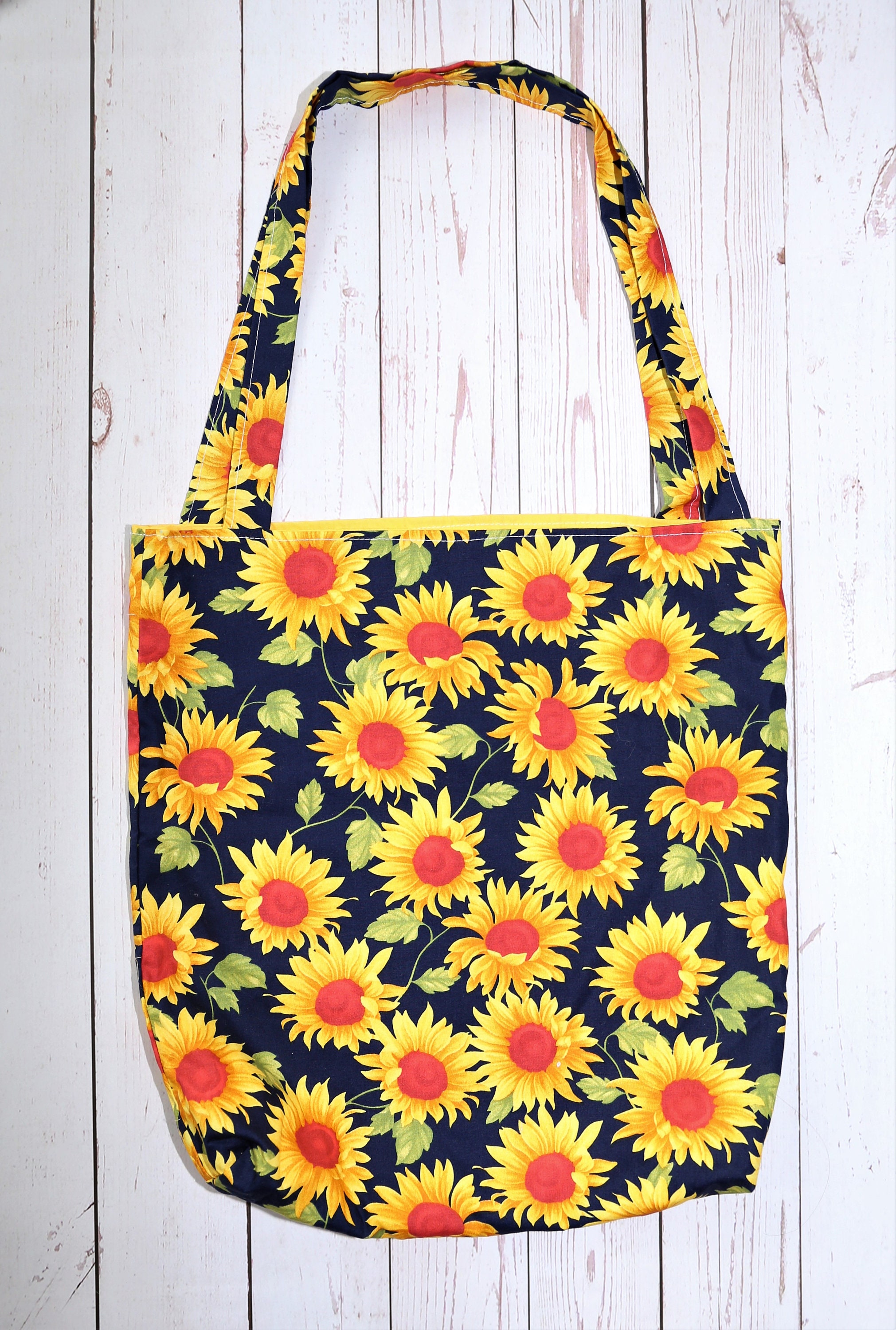 sunflower reusable shopping bolsas