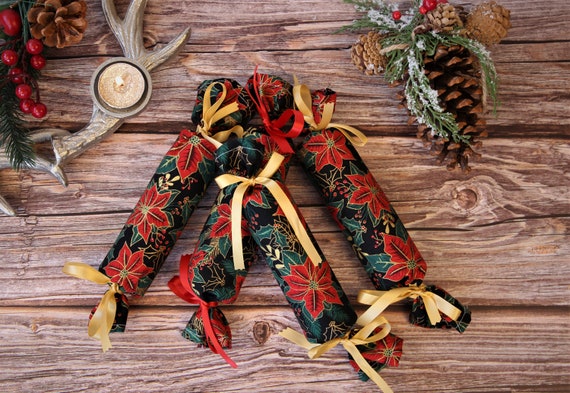 Zero Waste washable napkins Christmas table decoration