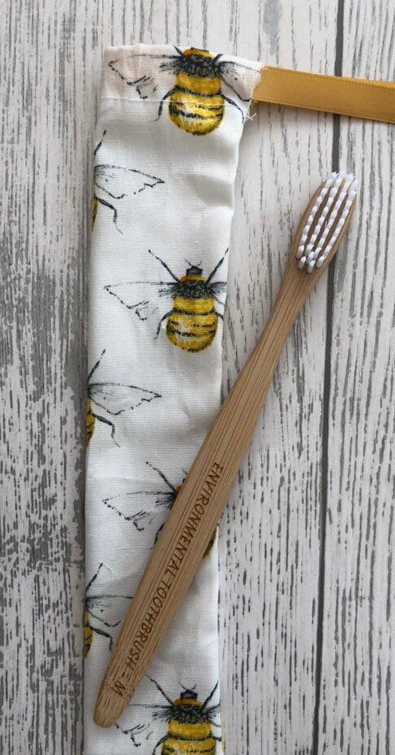 Toothbrush Pouch Bamboo Toothbrush Toothbrush Bag Zero Etsy