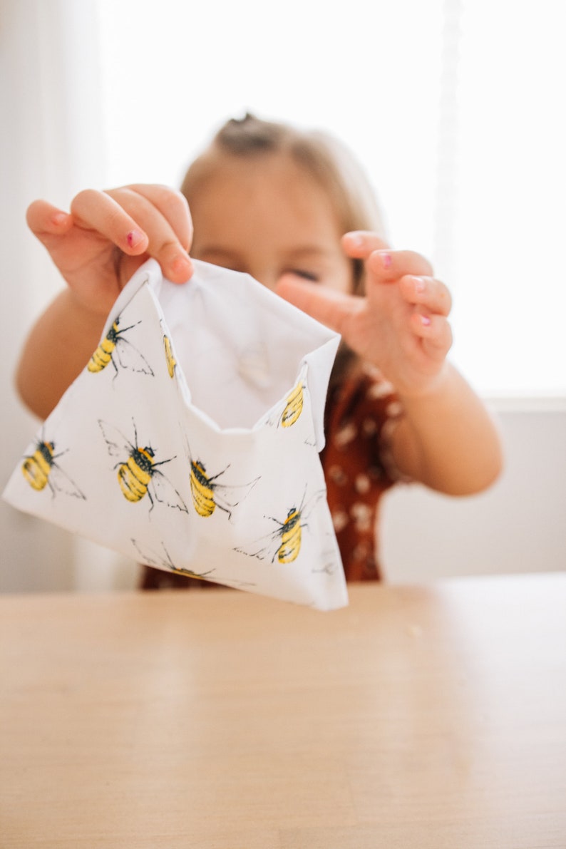 Washable Snack Bag Reusable Lunch Bag Storage Pouch Snack Etsy UK