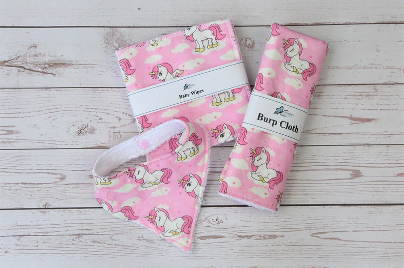 New Baby Gift Set Eco Gift Set Baby Bib Reusable Baby Etsy UK