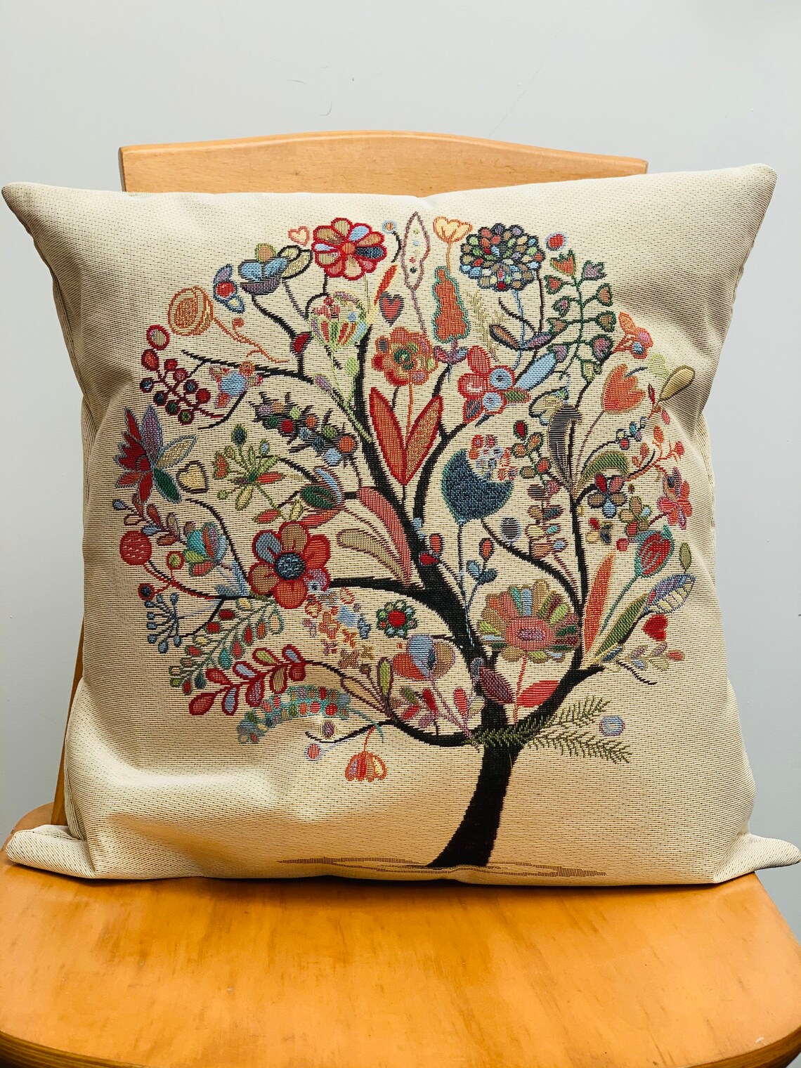 Tree Tapestry Cushion Cover Scatter Cushion Decorative Etsy