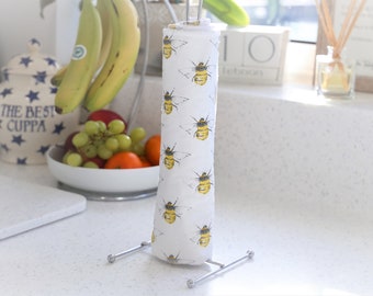 Unpaper Towels Roll, Zero Waste, Plastic Free, Washable Dish Cloths, Kitchen Cloths, Ecofriendly, Reusable Wipes, Bumblebee Kitchen Roll