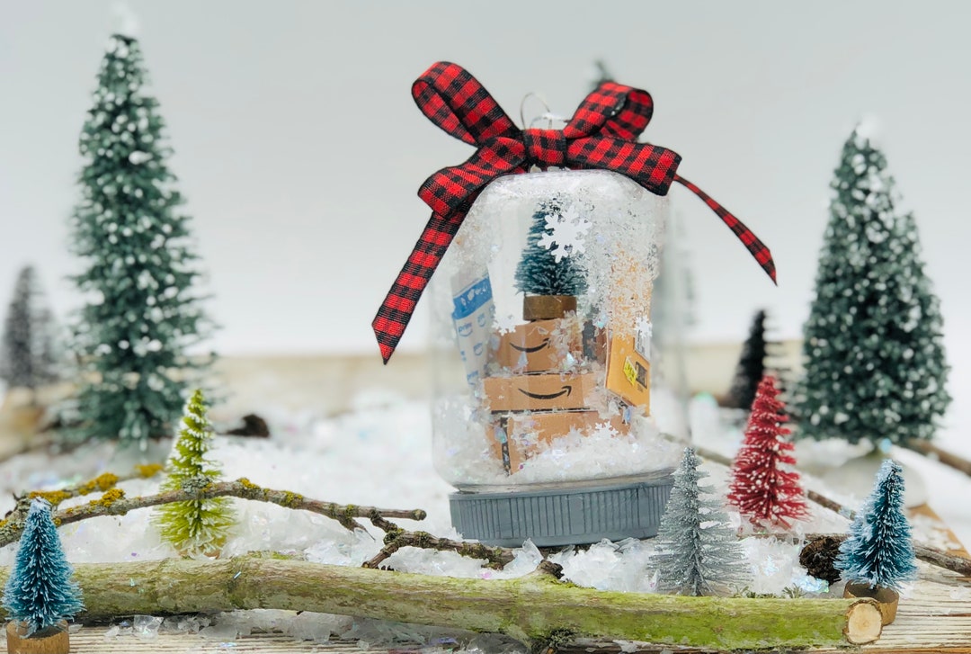 Amazon Ornament Tree, Holiday Gift, Here Comes Amazon Ornament, Glitter