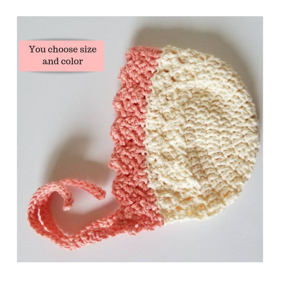 baby girl outfit with bonnet