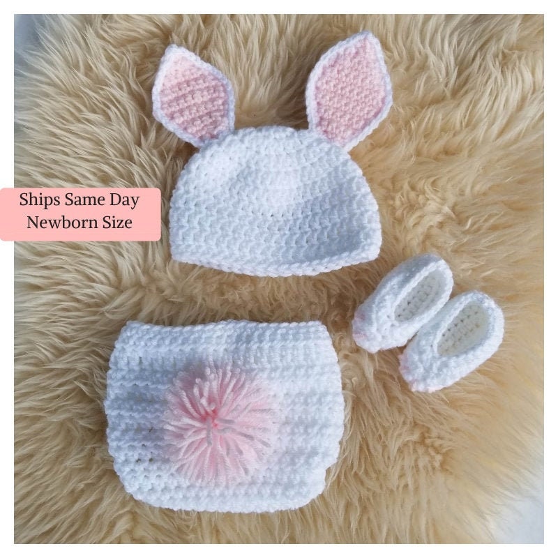NEWBORN BUNNY OUTFIT Newborn photo prop Easter Bunny Etsy