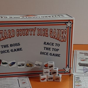 Dukes of Hazzard - Jeux du comté de Hazzard - Yahtzee et Farkle flambant neufs