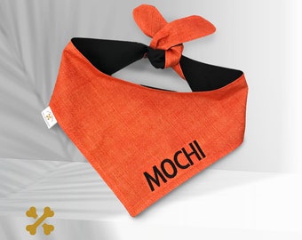 Personalized Embroidered Pet Bandana - Custom Dog or Cat Scarf