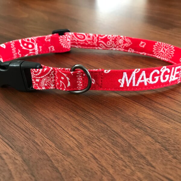 Custom pet collar, strong and stylish collars, Personalized dog collar, 5 sizes, pet necklace, buckle collar, personalized leash collar