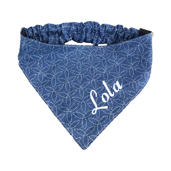 Embroidered Bandana Etsy