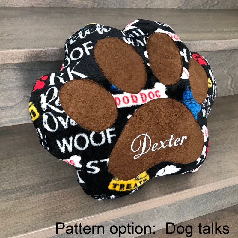 Dog Pillow Bed Personalized Dog Pillow Paw Pillow Pet Etsy