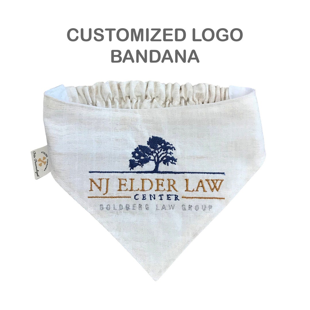 Bandana With Customized Logo, Dog Bandana With Logo, Cat Bandana With