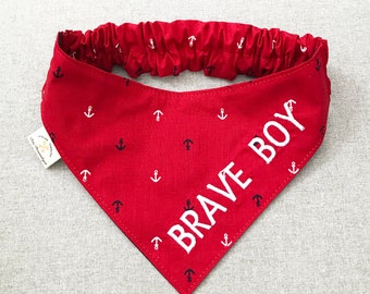 Personalized Dog Bandana: Elastic Over-the-Collar Pet Scarf