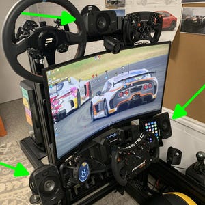 Popsracer 8020 Sim Racing 5.1 Surround Speaker Mounts - Etsy