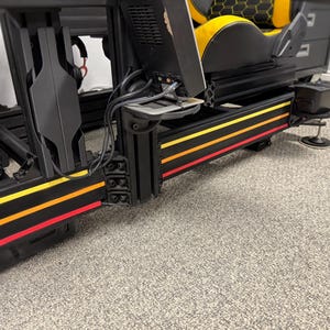 Sim Rig Cable Management Box 3D Printed T-molding V2 (295mm): 40 Series Aluminum Sim Rig Cable ...