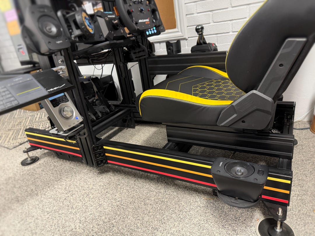 3D Printed T-molding V2 (295mm): 40 Series Aluminum Sim Rig Cable ...