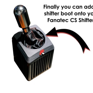PopsRacer Fanatec CS Shifter V1.5 boot -- New! Ready-To-Install Kit