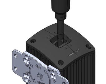 PopsRacer Fanatec CS Shifter 1.5 - Low-Profile Halterung - 8020 horizontale Halterung