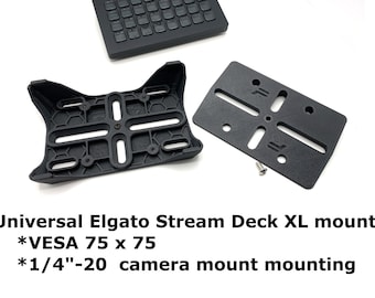 PopsRacer ELGATO Stream Deck XL - Universal VESA + 8020 + Camera standard mount