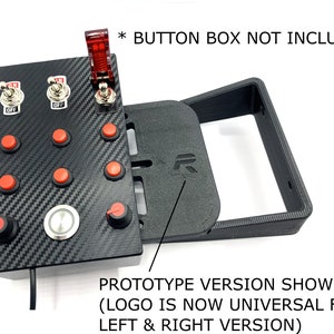 PopsRacer Fanatec Button Box Mount: Universal VESA, Sim Rig