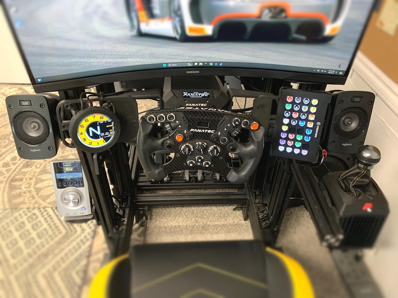 Popsracer 8020 Sim Racing 5.1 Surround Speaker Mounts - Etsy