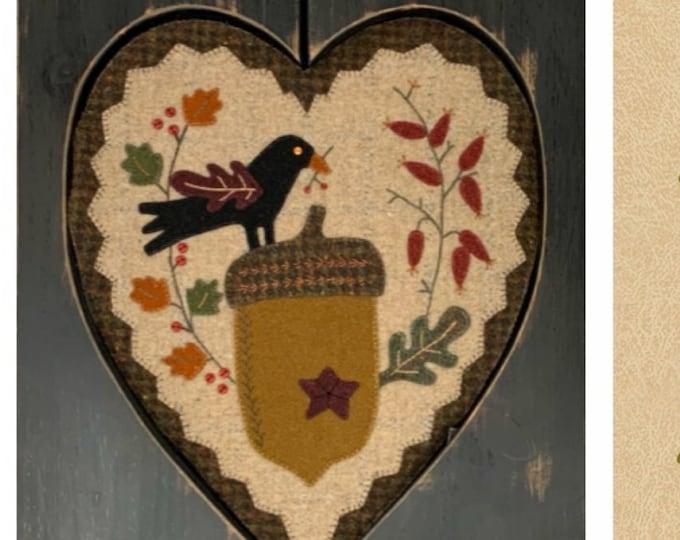 Hexi Door Greeter October Penny Mat Folk Art Penny Pattern by Buttermilk Basin Etsy