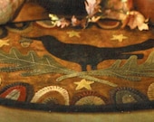 Redware Crow Tablemat Folk Art Penny Pattern by Primitive Gatherings