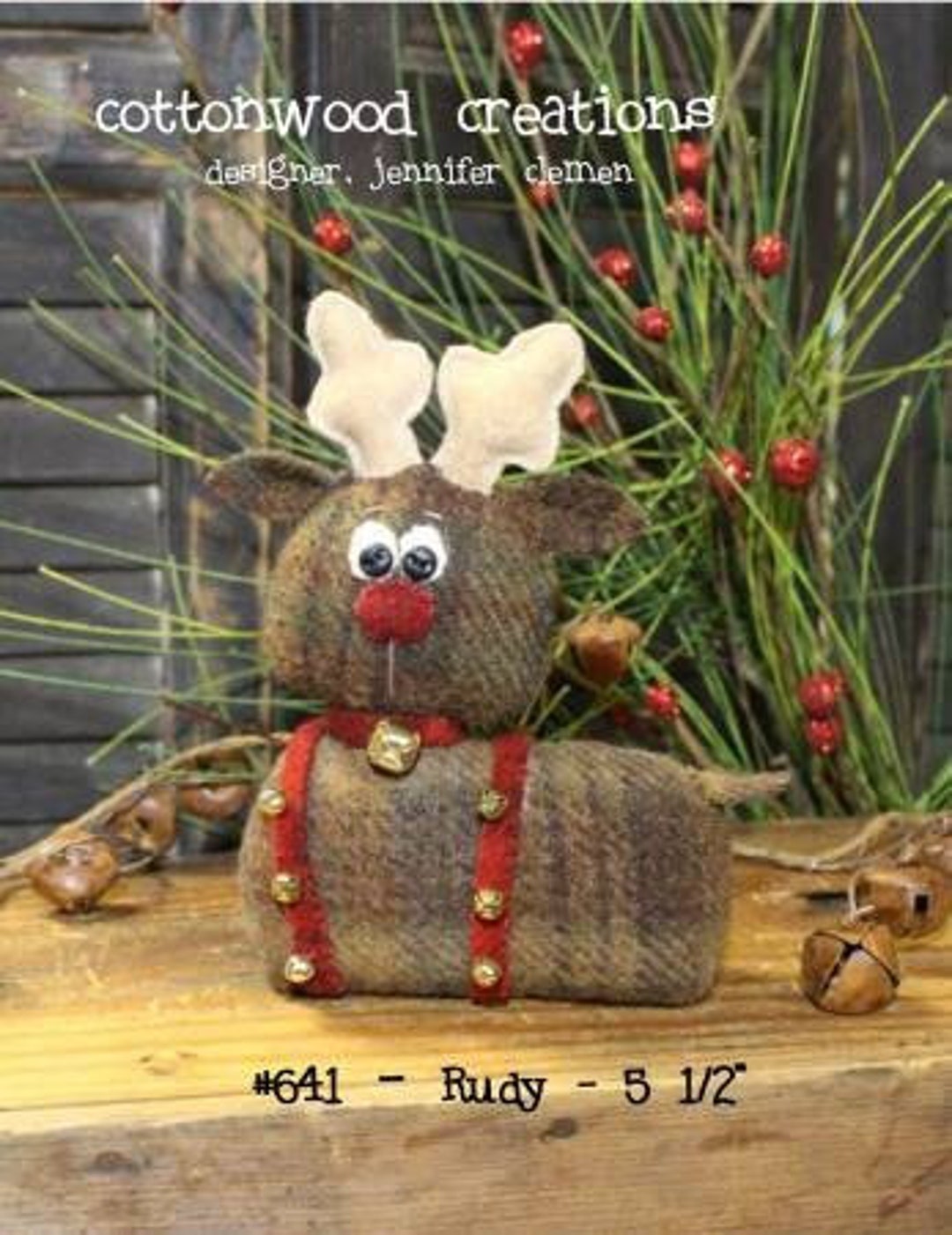Keep Rudy Rudy Pin Keep Folk Art Penny Pattern by Cottonwood Creations - Etsy