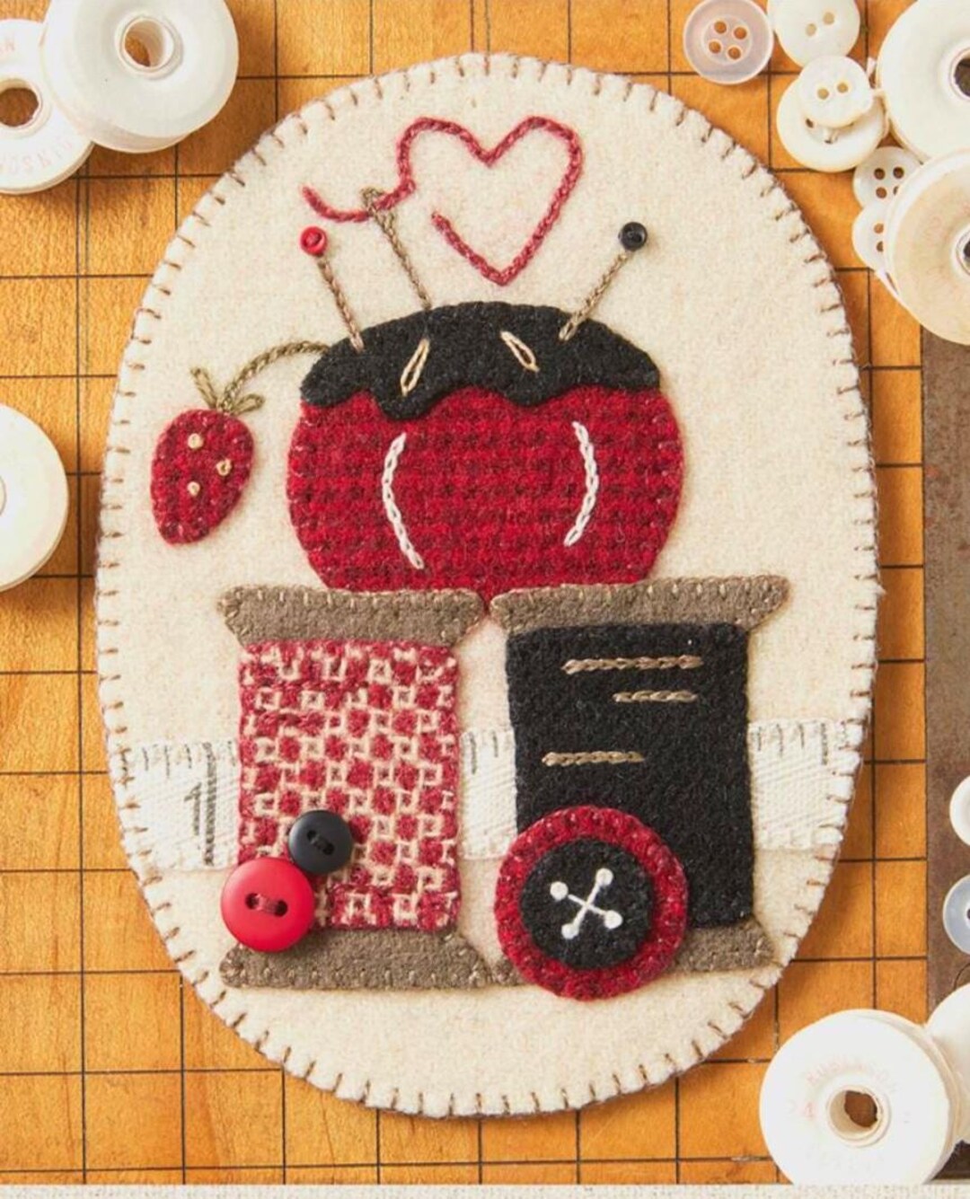 Joy in Stitches 7 Folk Art Penny Pattern by Buttermilk Basin - Etsy