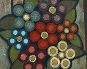 Jenny Penny Folk Art Penny Rug by The Little Red Hen - Pattern