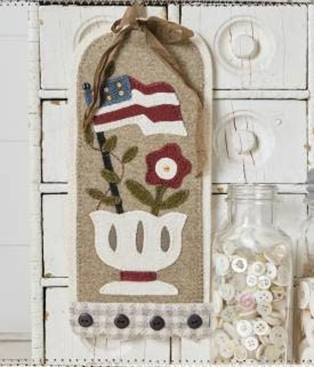 Sweet and Simple July Folk Art Penny Pattern by Buttermilk Basin - Etsy