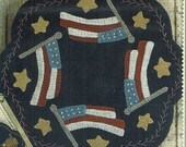 July Penny Mat Folk Art Penny Pattern by Buttermilk Basin