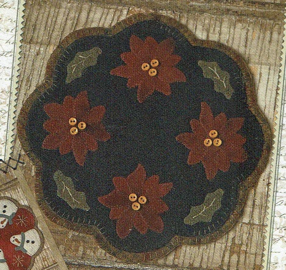 Penny Mats für das ganze Jahr - Dezember Folk Art Penny Pattern von Buttermilk Basin