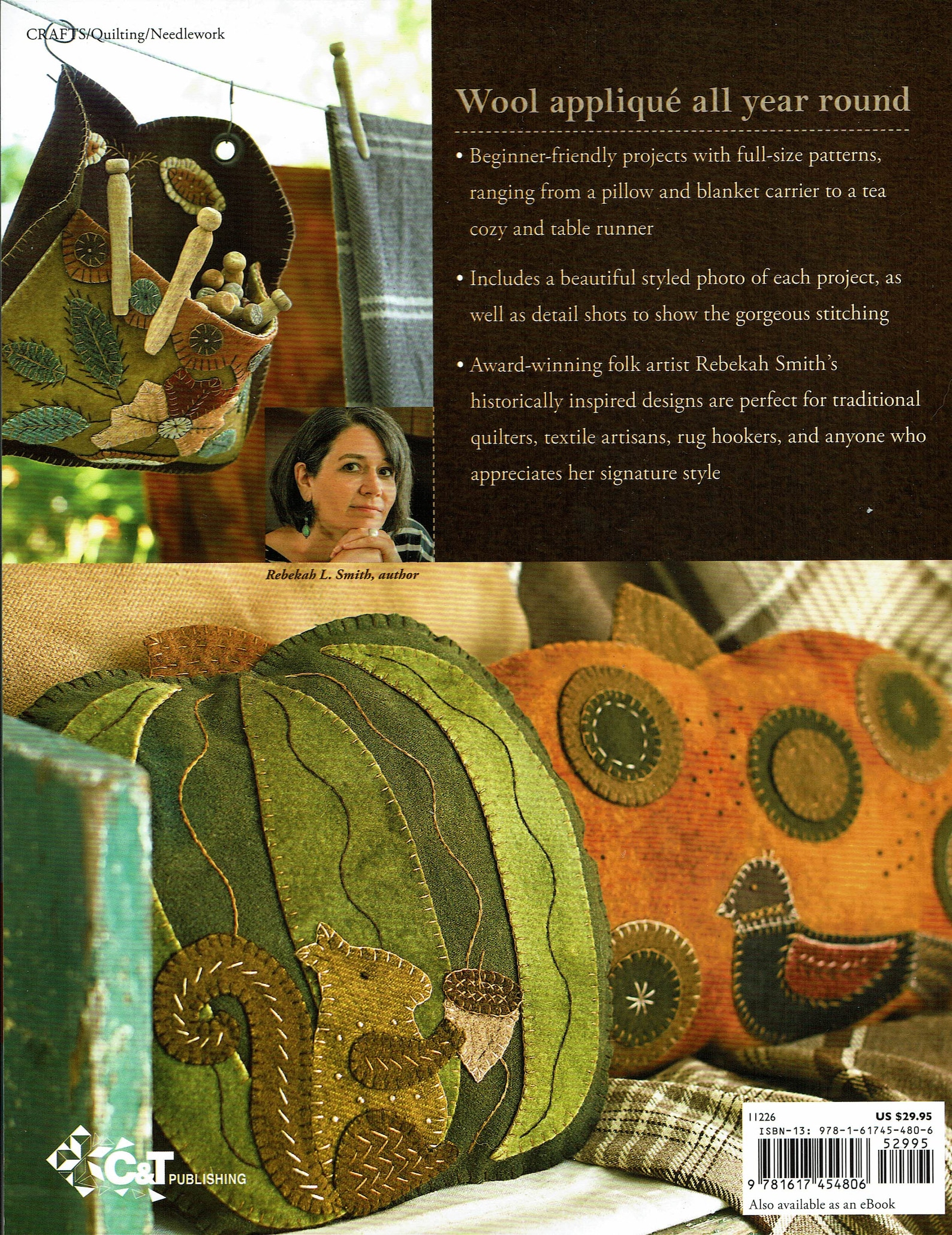 Seasons of Wool Applique Folk Art by Rebecca L Smith How To, Patterns