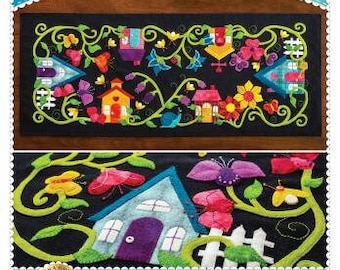 Magical Garden Table Runner by Shabby Fabrics