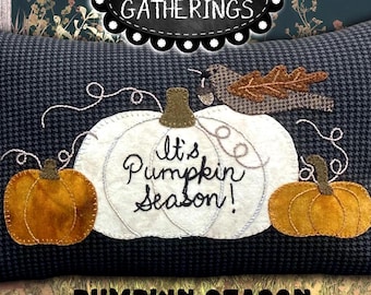 Pumpkin Season Folk Art Penny Pattern by Primitive Gatherings