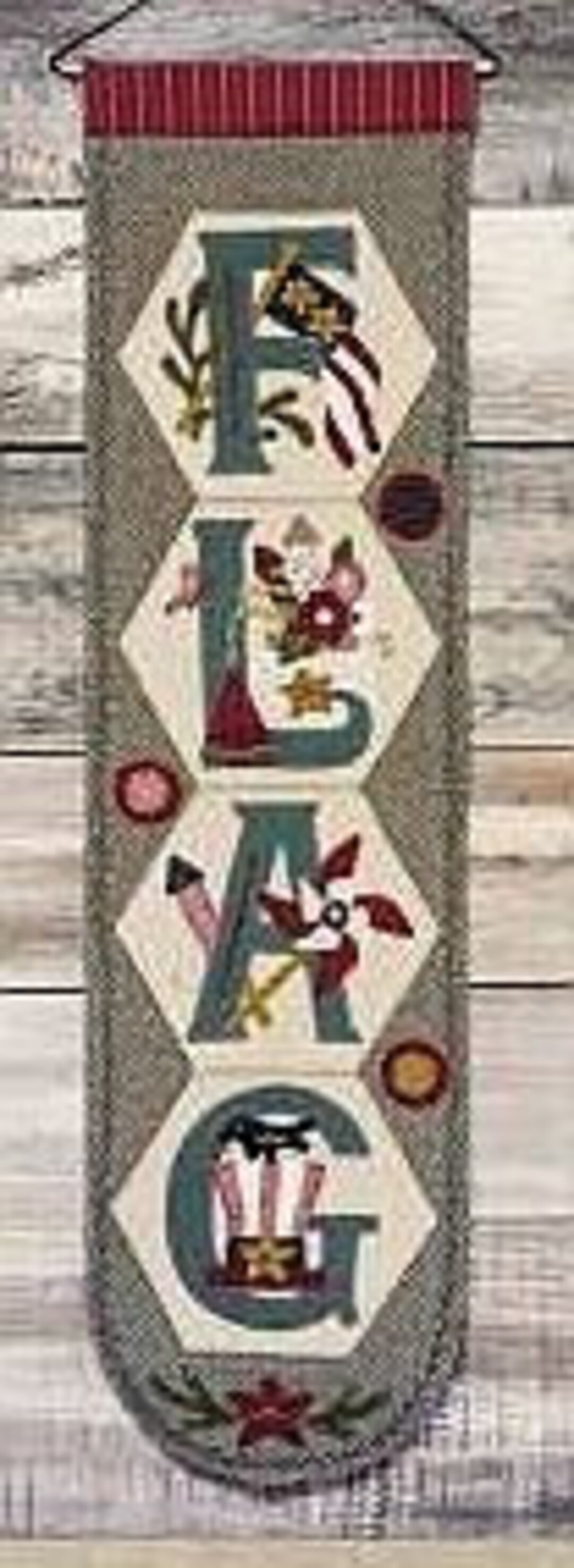 Hexi Door Greeter July Folk Art Penny Pattern by Buttermilk Basin Etsy