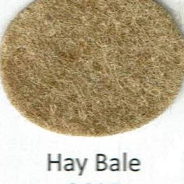 Wool Blend Felt - Hay Bale - Brown Family