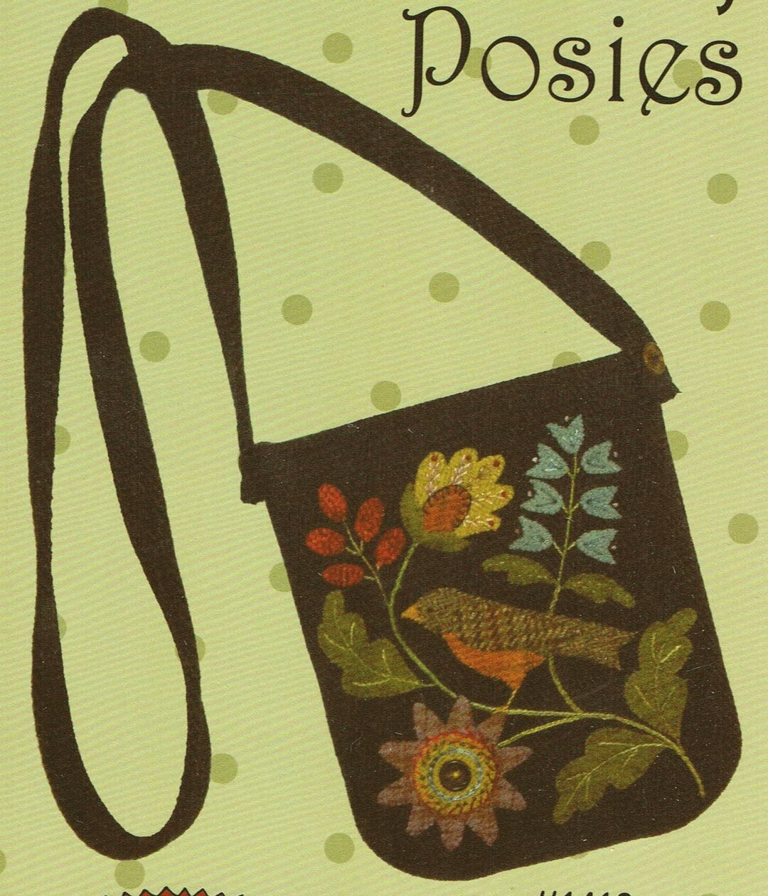 Pocket Full of Posies Folk Art Penny Rug by All Through the Night ...