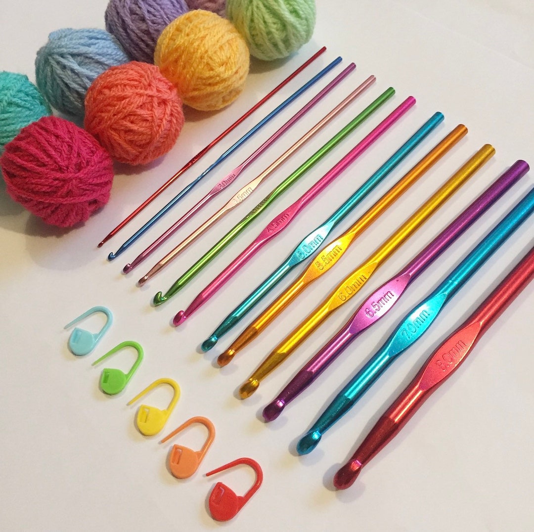 Crochet Starter Kit for Beginners Set of Hooks Yarn How to Crochet Instructions Gift for New Crocheter Etsy UK