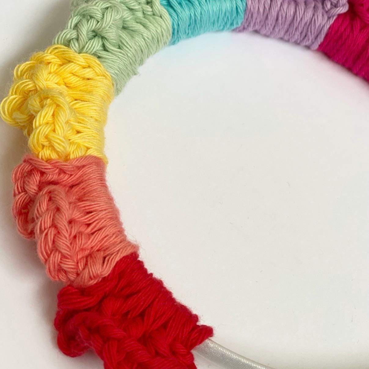 Rainbow Ruffle Headband / Rainbow Hair Accessories / Birthday Gift ...