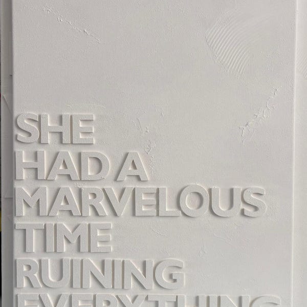 Textured canvas with any wording