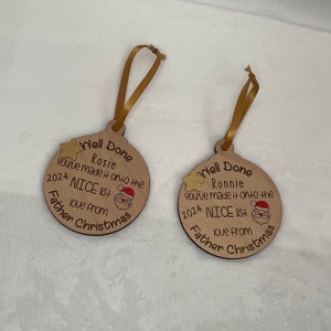 Bonita bola/medalla personalizada con lista de deseos