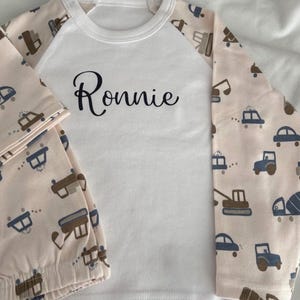 Personalised boys pyjamas
