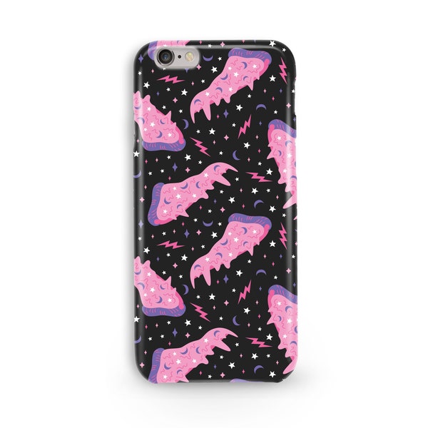 PIZZA Phone Case for iPhone and Samsung. Fast Food Phone Case, Pizza Slice Print, Cosmic Pizza Snack Queen iPhone 11 Pro Case iPhone XR Case