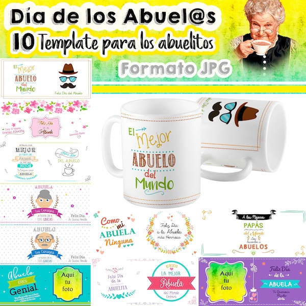 10 Templates for sublimation mug GRANDPA and Grandmother png, GRANDPARENTS sublimation mug template sublimation MUG TEMPLATES grandfather Grandma