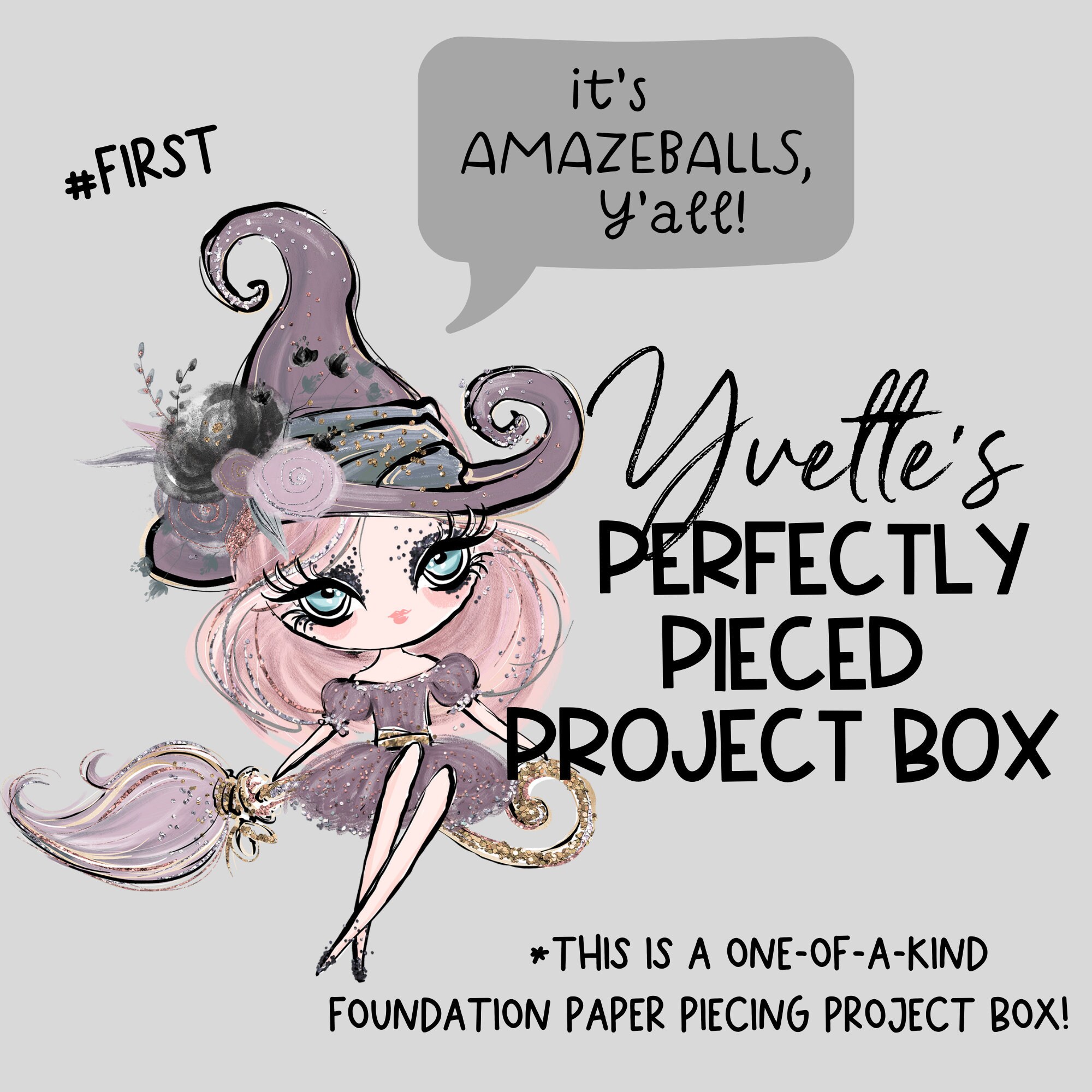 Yvette's PERFECTLY PIECED Project Box, Halloween Themed