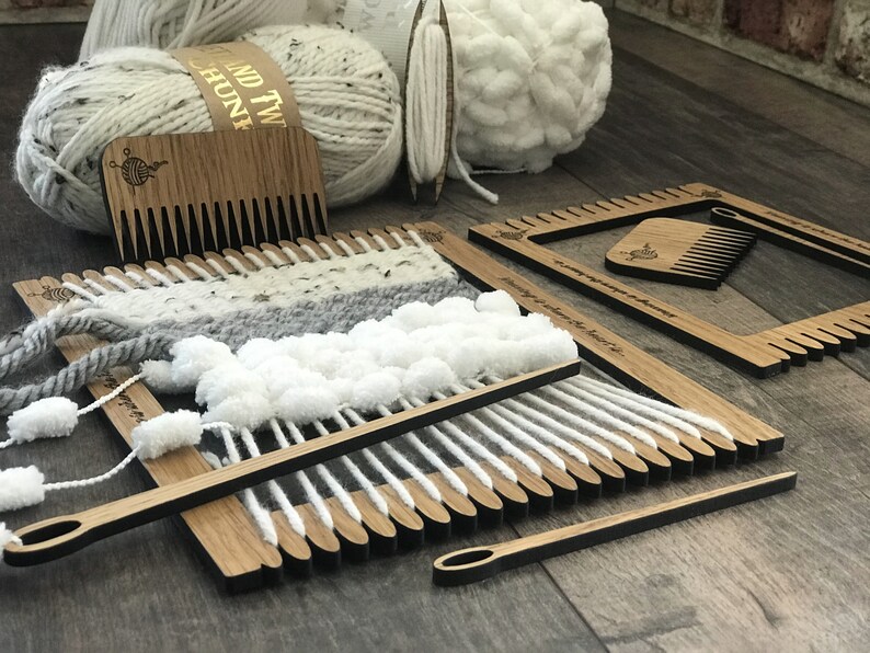 Weaving Loom Kit With 2 Looms PLUS Many Accessories Weaving Etsy UK